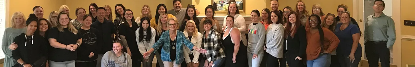 A group picture with dental group Janet worked with.